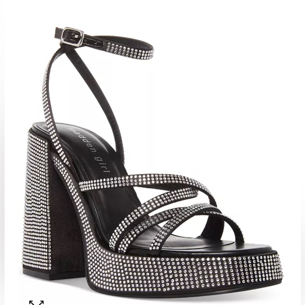 NWOB Madden Girl Aces Rhinestone heel